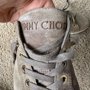Jimmy Choo Beige Sneakers